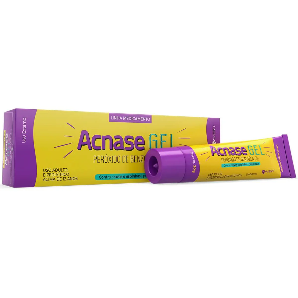 Acnase Gel Antiacne com 20g - imagem 1