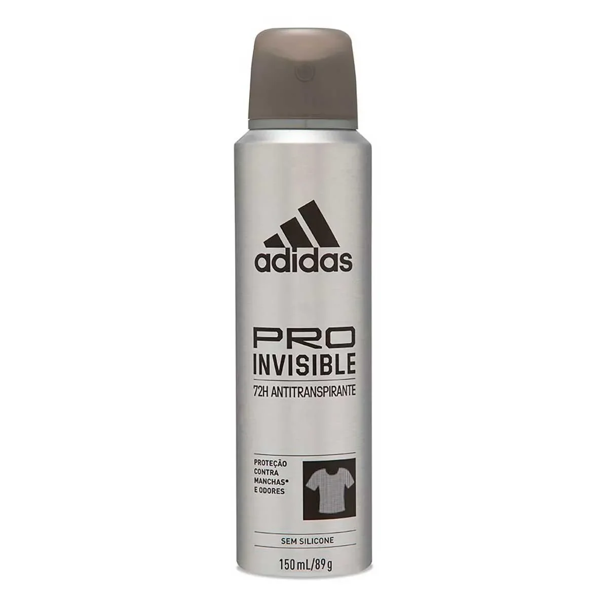 Desodorante Antitranspirante Aerosol Adidas Pro Invisible Masculino 72h 150ml - imagem 1