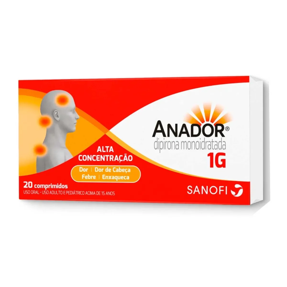 Anador 1G 20 comprimidos - imagem 1