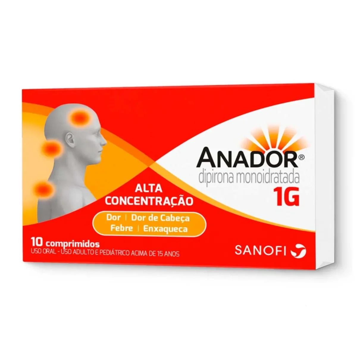 Anador 1G 10 comprimidos - imagem 1