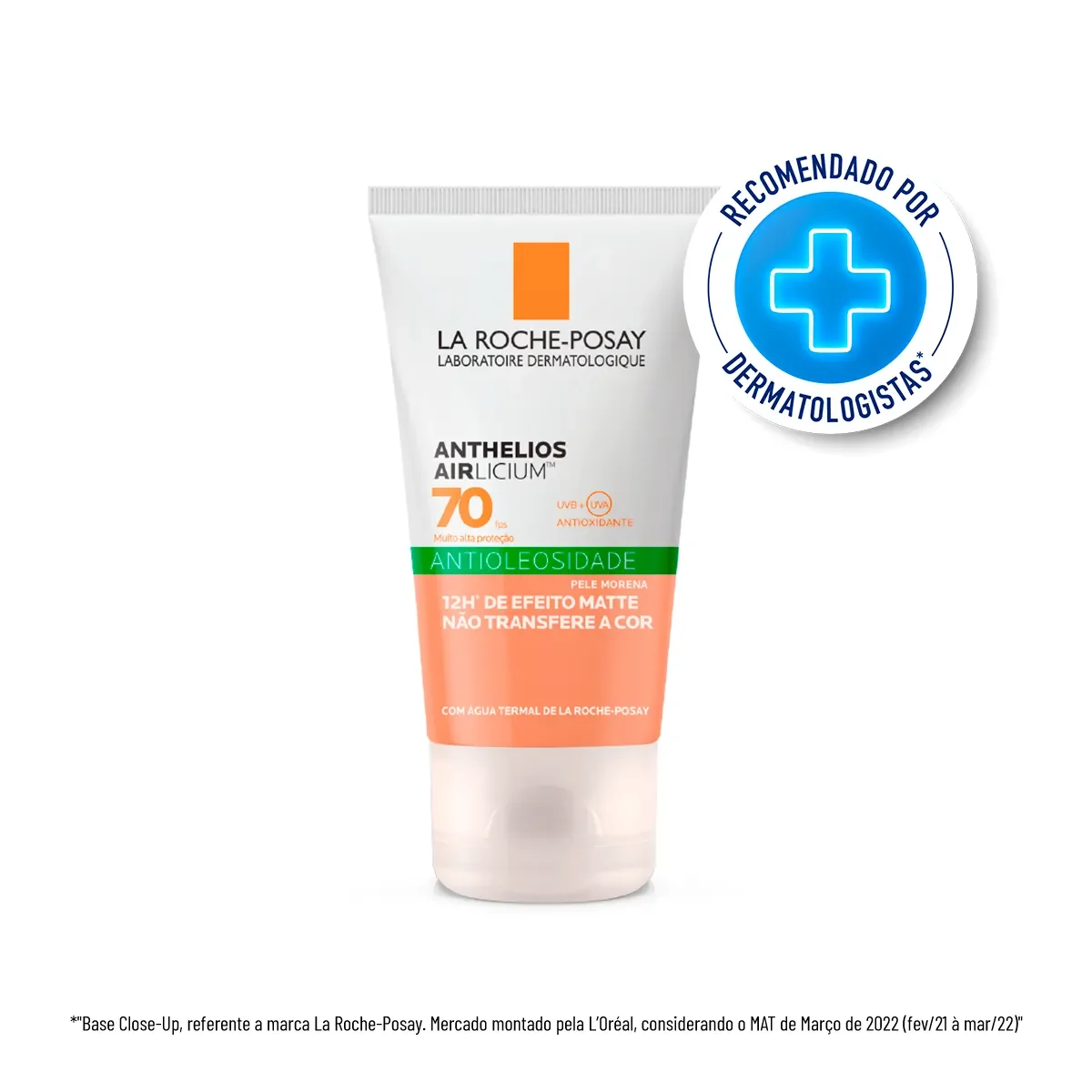 Protetor Solar Facial FPS 70 La Roche-Posay Anthelios Airlicium Pele Morena 40g - imagem 1
