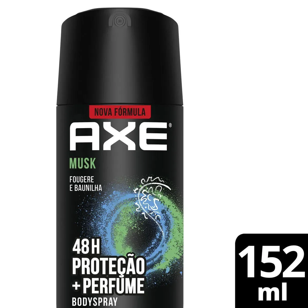 Desodorante Antitranspirante Spray Axe Musk Masculino 48h 152ml - imagem 1