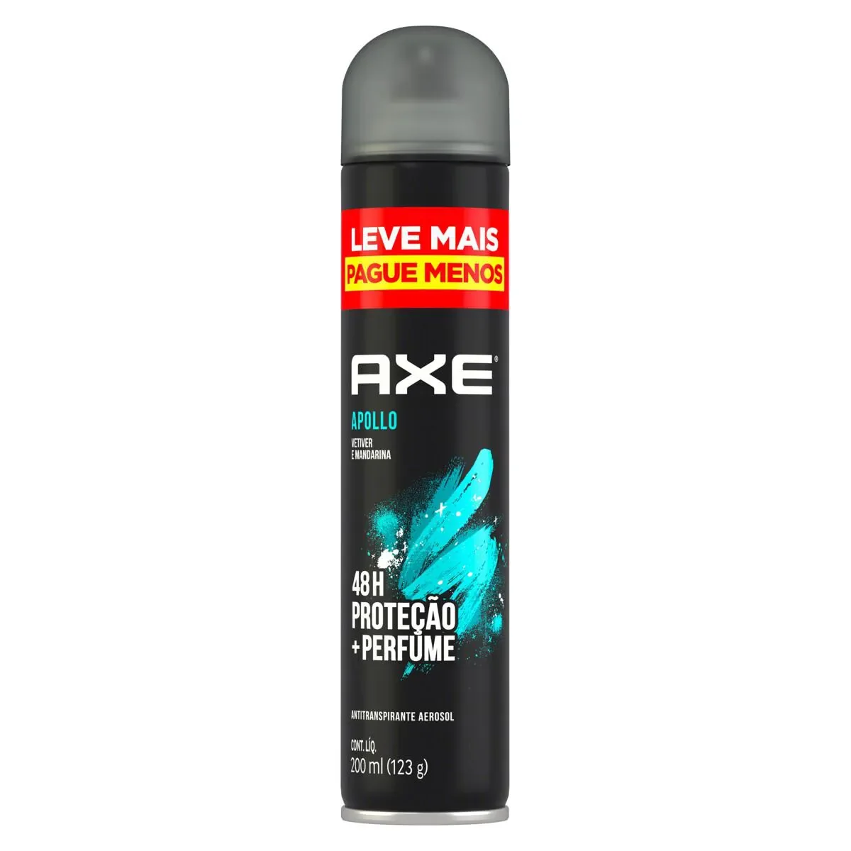 Desodorante Antitranspirante Aerosol Axe Apollo Masculino 48h 200ml - imagem 1