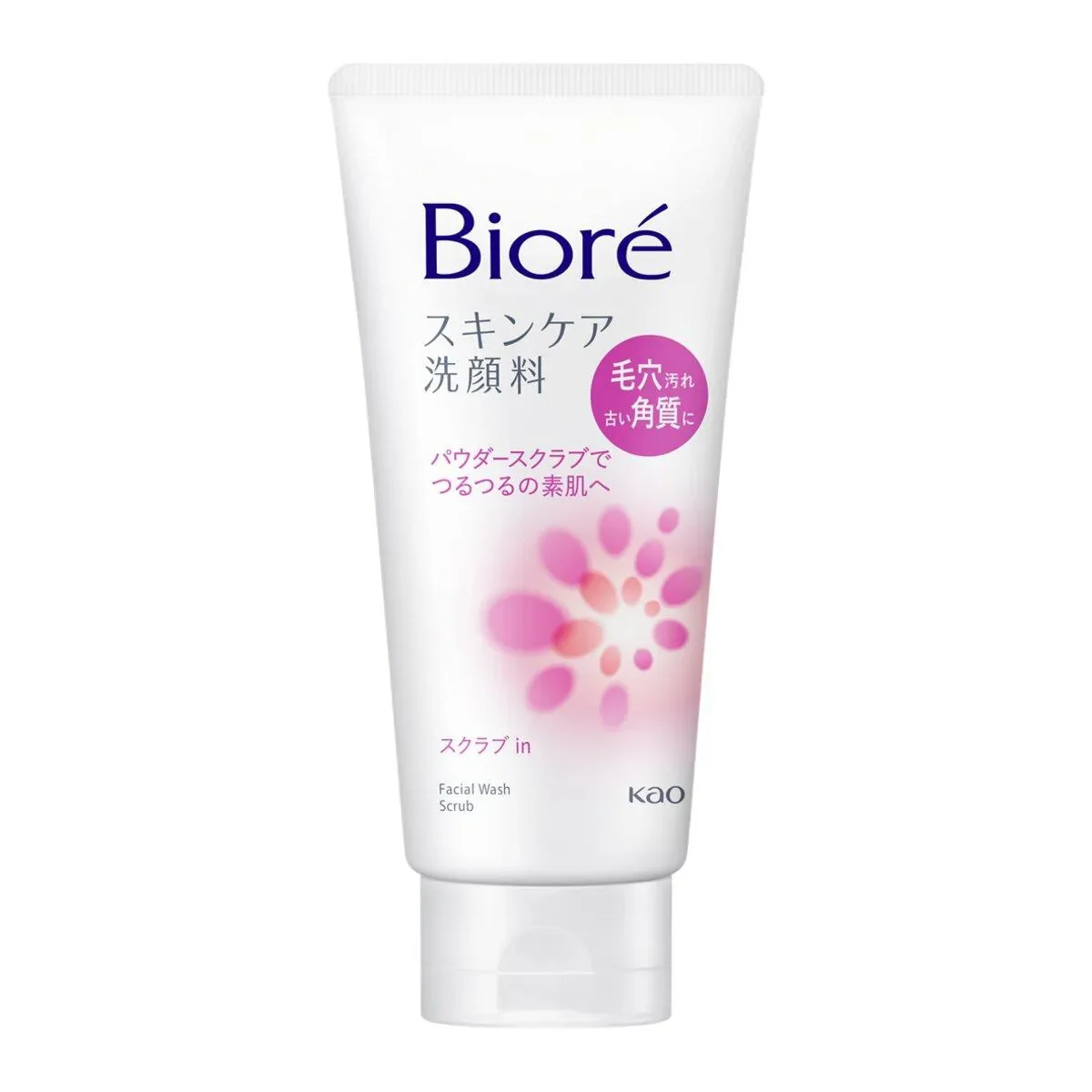 Sabonete de Limpeza Facial Esfoliante Bioré Skincare Wash Scrub 130g - imagem 1