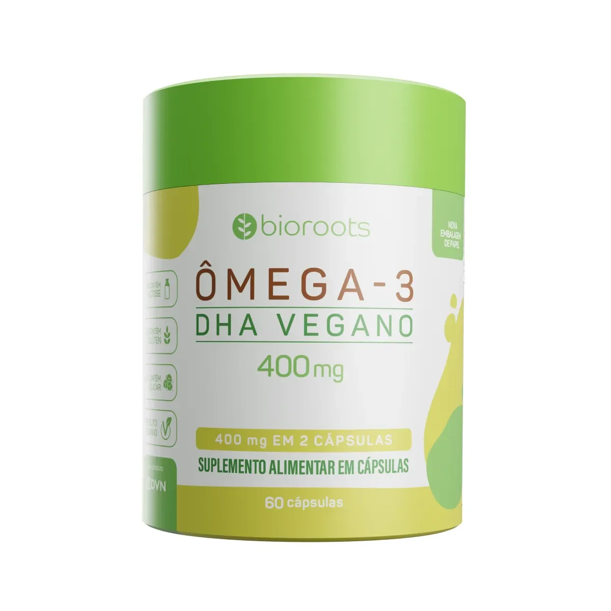 Ômega 3 200mg Bioroots 60 cápsulas - imagem 1