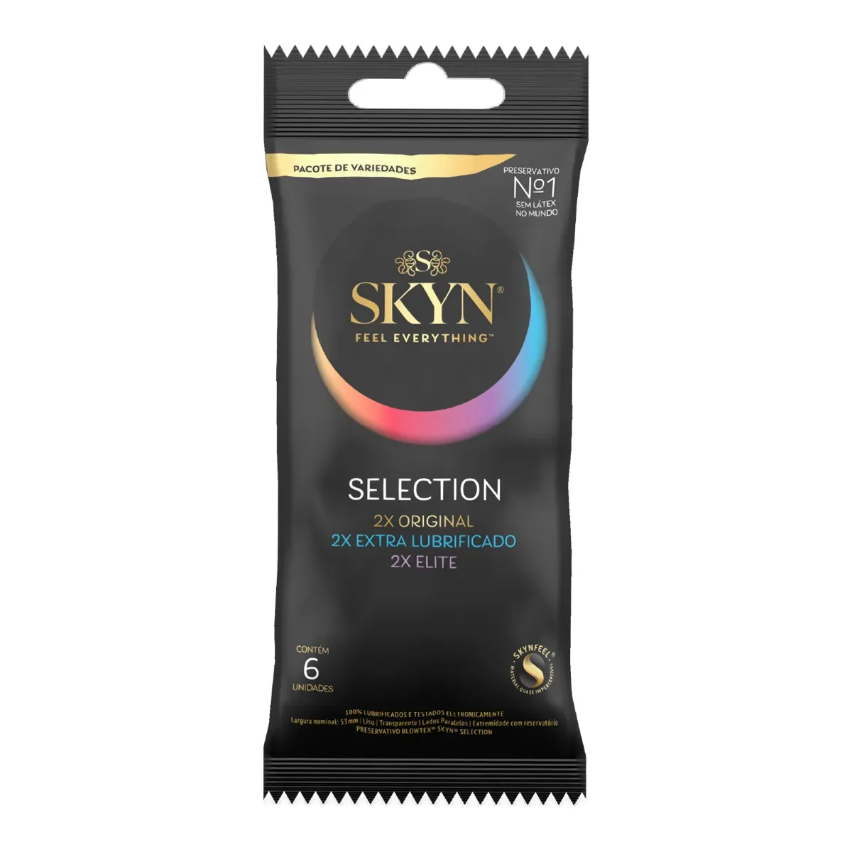 Camisinha Skyn Selection 6 unidades - imagem 1