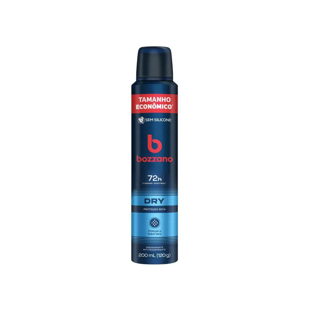 Desodorante Antitranspirante Aerossol Bozzano Dry Masculino 72h 200ml - imagem 1