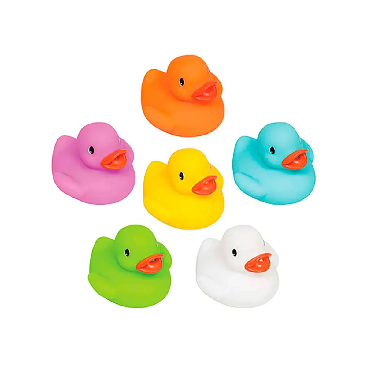 Patinhos de Banho Buba Baby Colors com 6 unidades - imagem 1