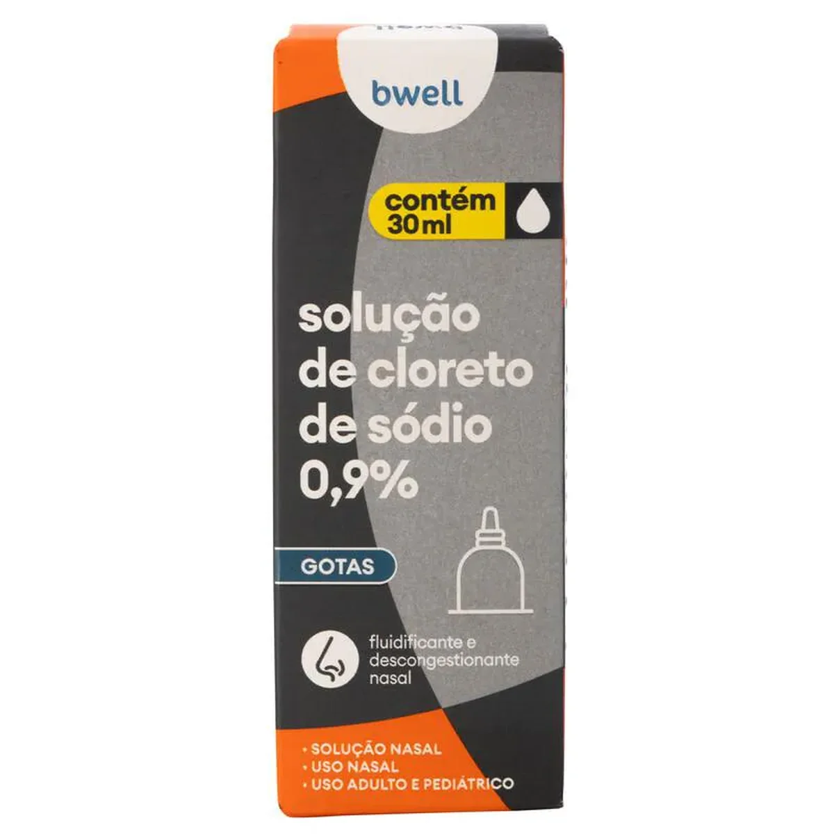 Descongestionante Nasal bwell 0,9% Gotas 30ml - imagem 1