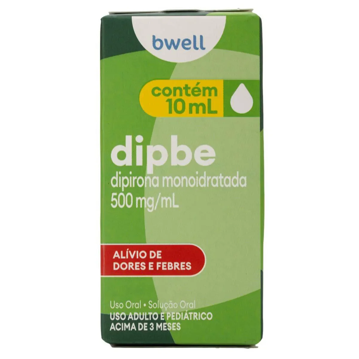 Bwell Dipbe Dipirona Monoidratada 500mg/ml Solução Gotas 10ml - imagem 1