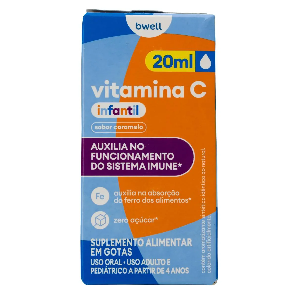 Vitamina C bwell Infantil Gotas 20ml - imagem 1