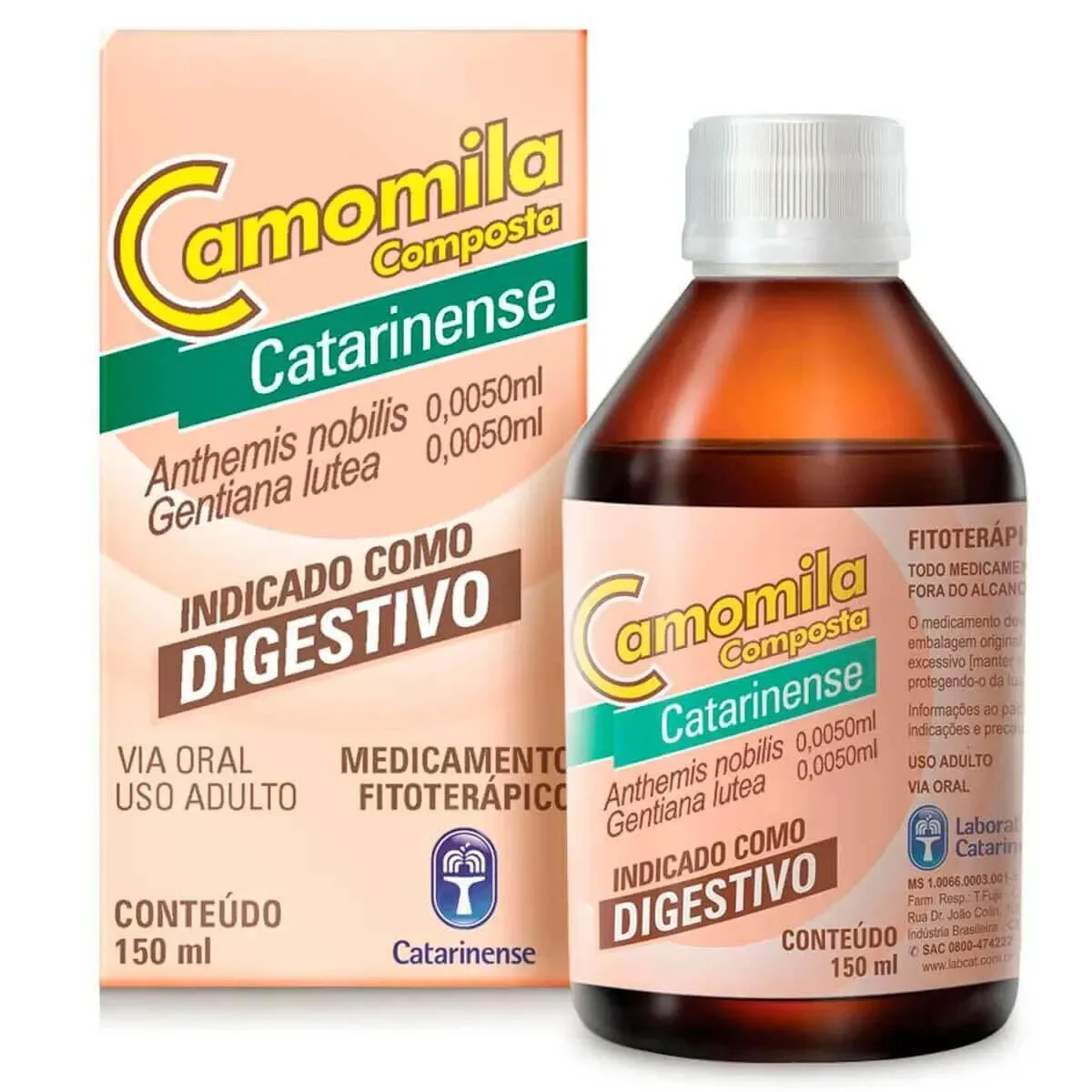 Camomila Composta Catarinense Solução 150ml - imagem 1