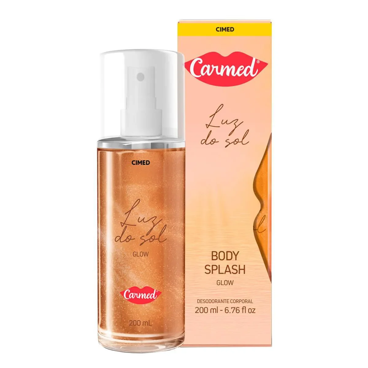 Body Splash Carmed Luz do Sol Glow 200ml - imagem 1