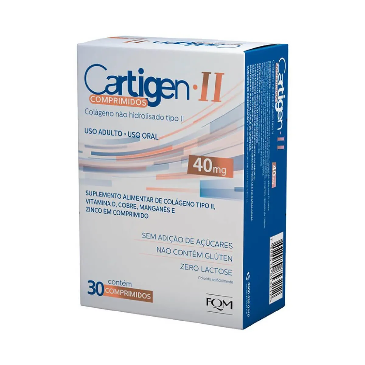 Colágeno Cartigen II 30 comprimidos - imagem 1