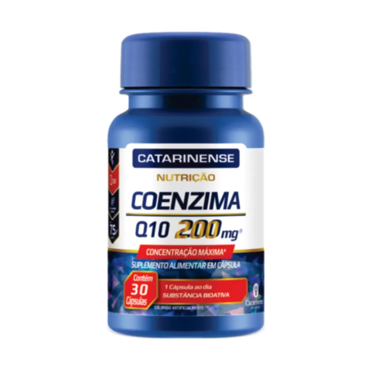 Coenzima Q10 200mg Catarinense Nutrição 30 cápsulas - imagem 1