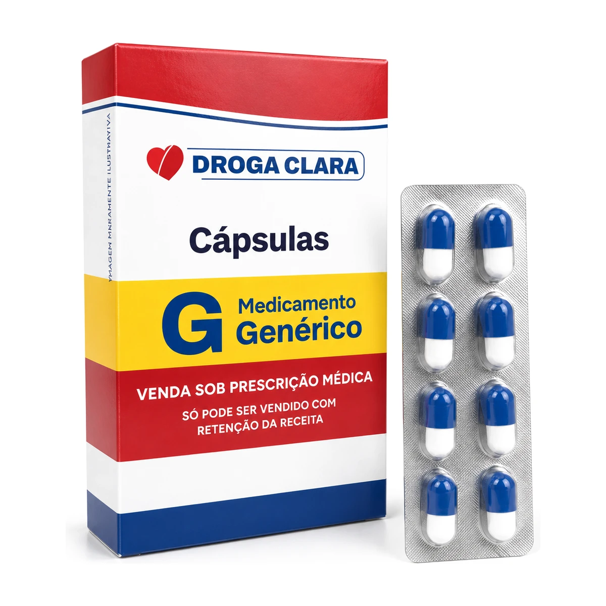 Cefadroxila 500mg 8 cápsulas Teuto Genérico - imagem 1