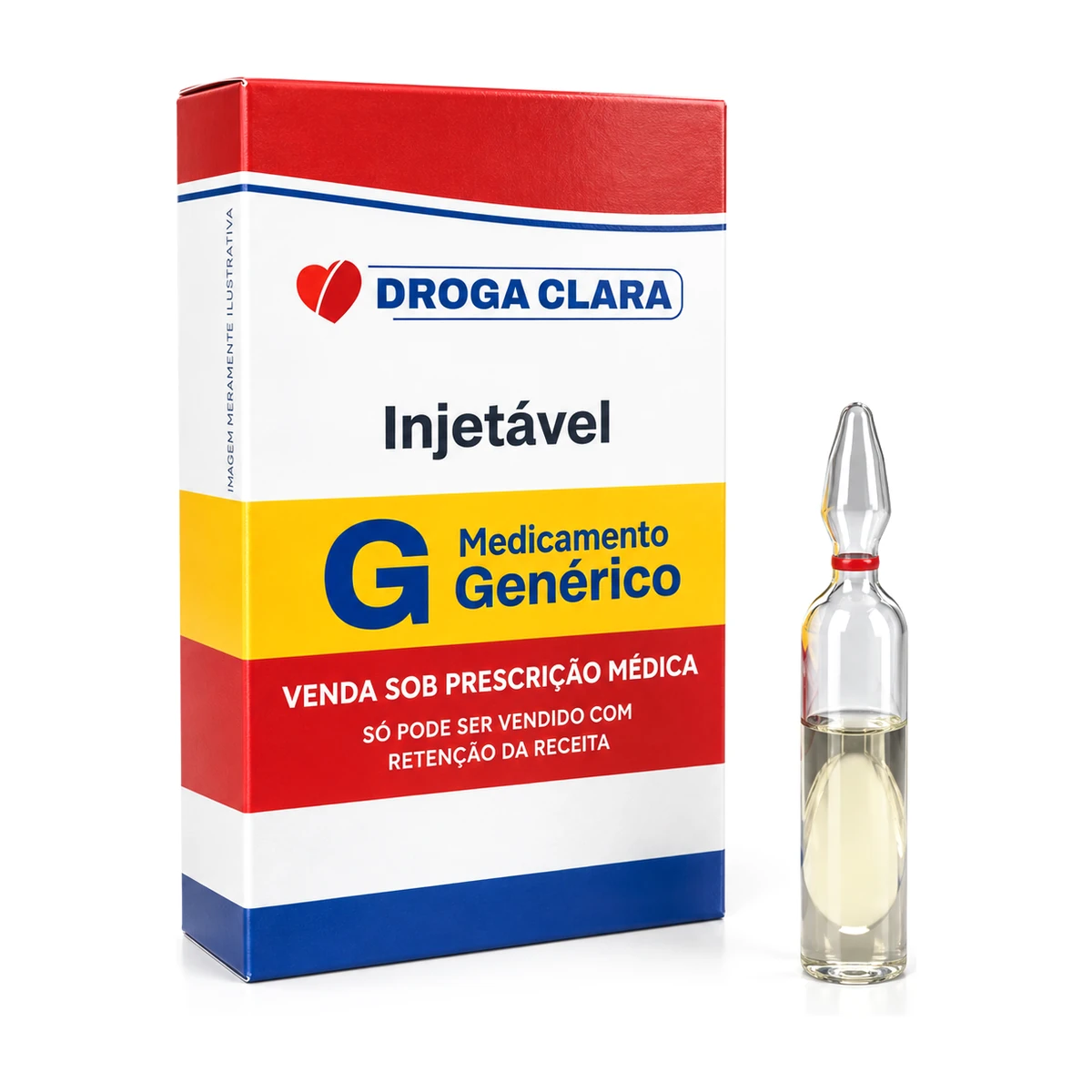 Ceftriaxona Sódica 500mg Pó para Solução Injetável 1 ampola de 2ml Eurofarma Genérico - imagem 1