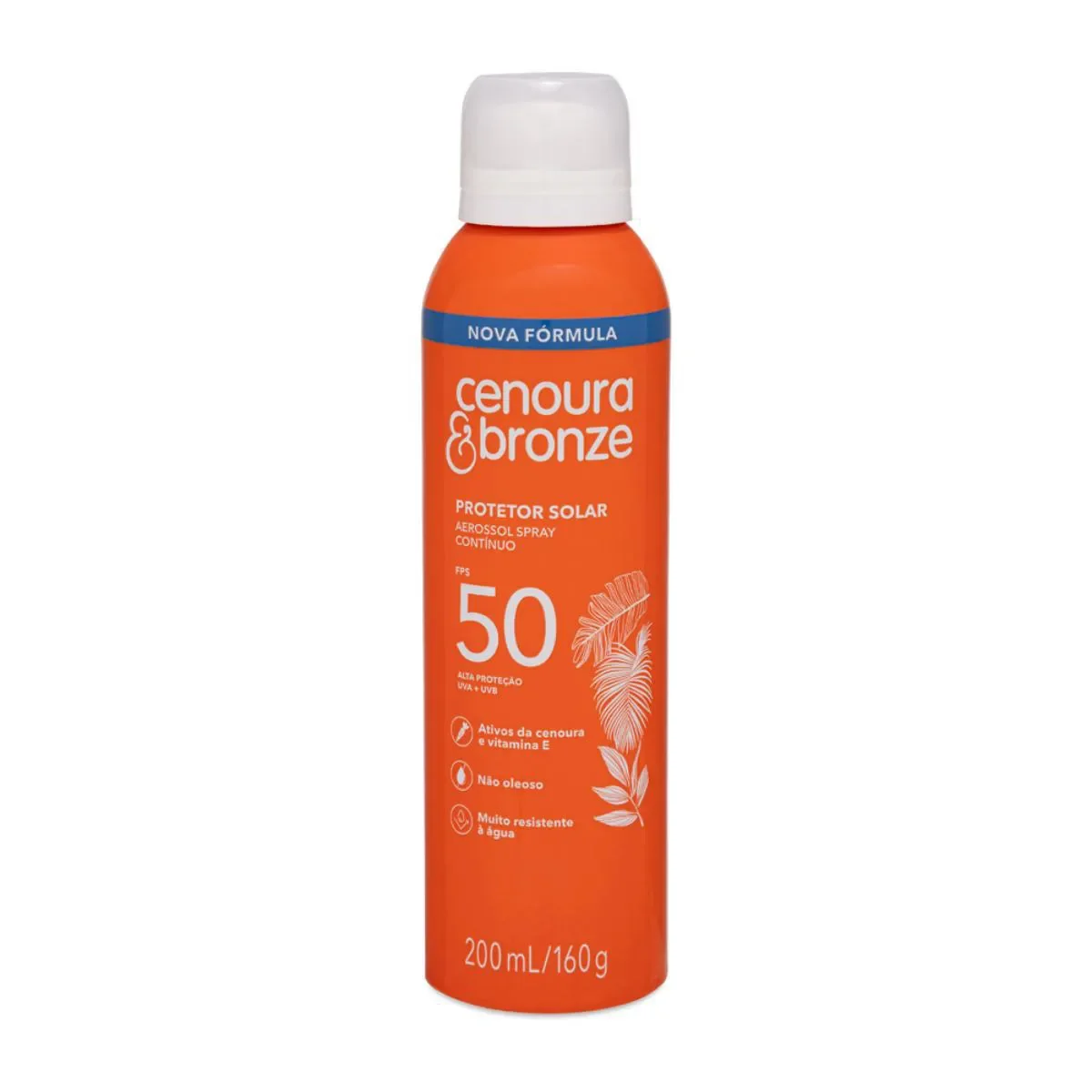 Protetor Solar Corporal Spray Aerossol Cenoura & Bronze 200ml - imagem 1