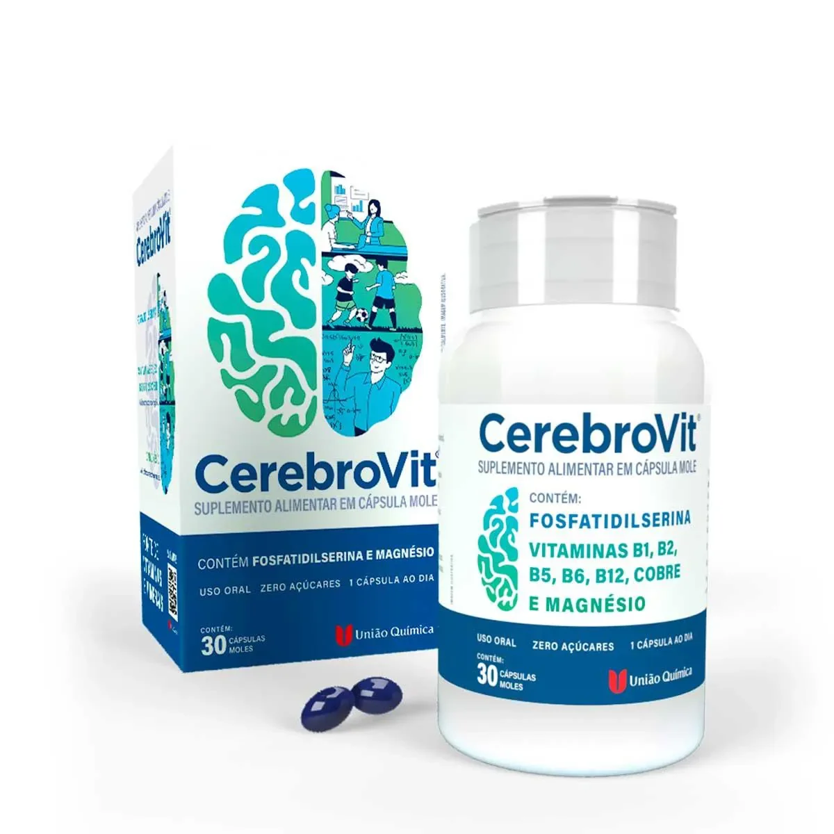 Polivitamínico CerebroVit 30 cápsulas - imagem 1