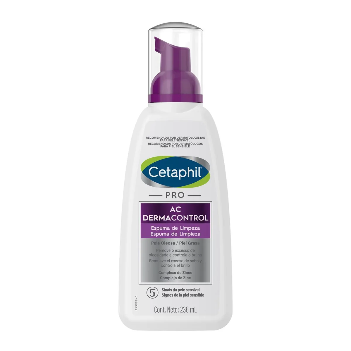 Espuma de Limpeza Cetaphil PRO AC Dermacontrol 236ml - imagem 1