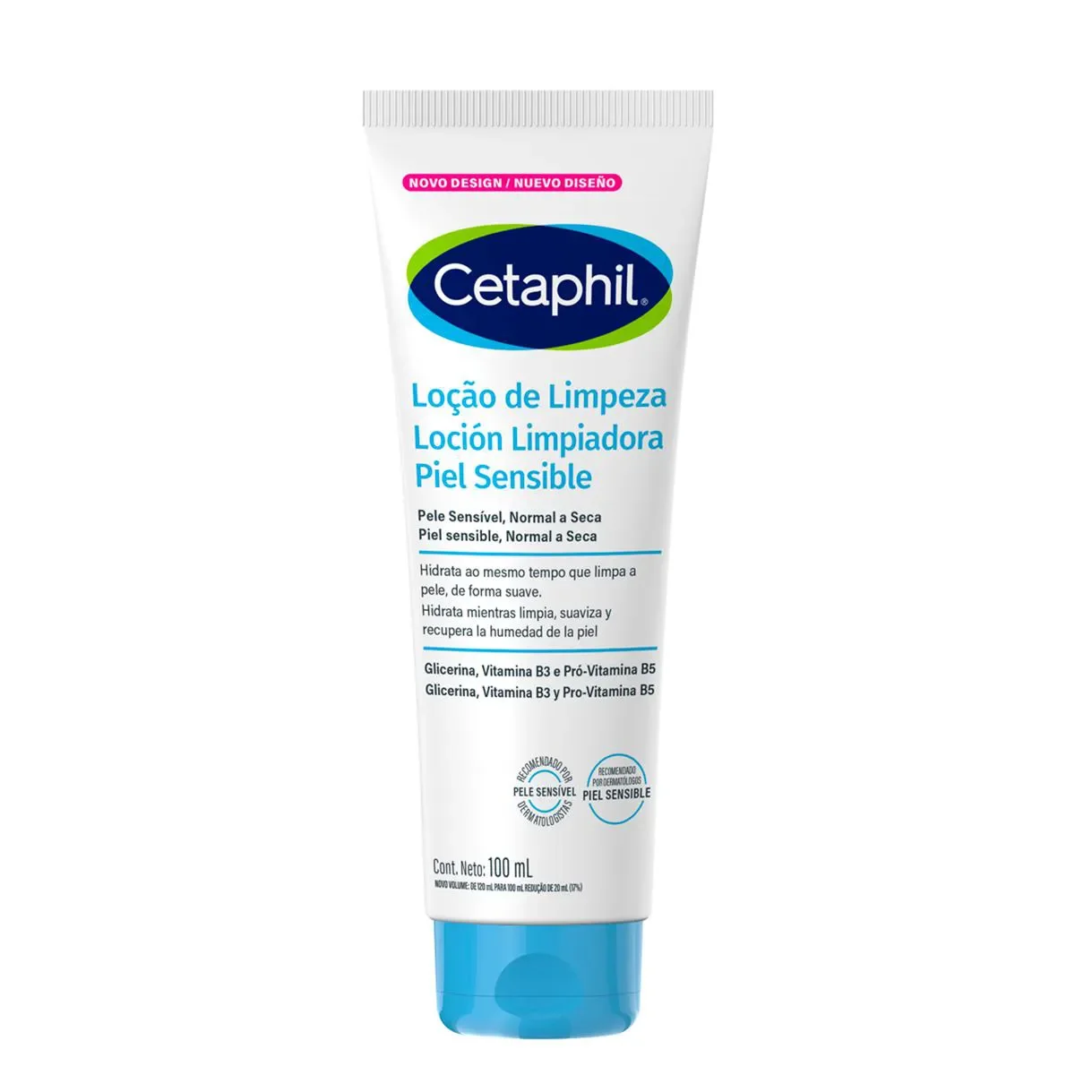 Loção de Limpeza Facial Cetaphil Pele Sensível, Normal a Seca 100ml - imagem 1
