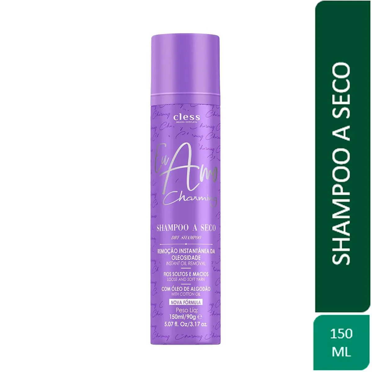 Shampoo a Seco Charming Eu Amo Spray 150ml - imagem 1