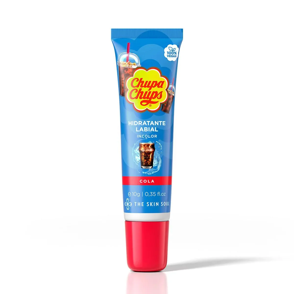 Hidratante Labial Chupa Chups Sabor Sem Cor 10g - imagem 1