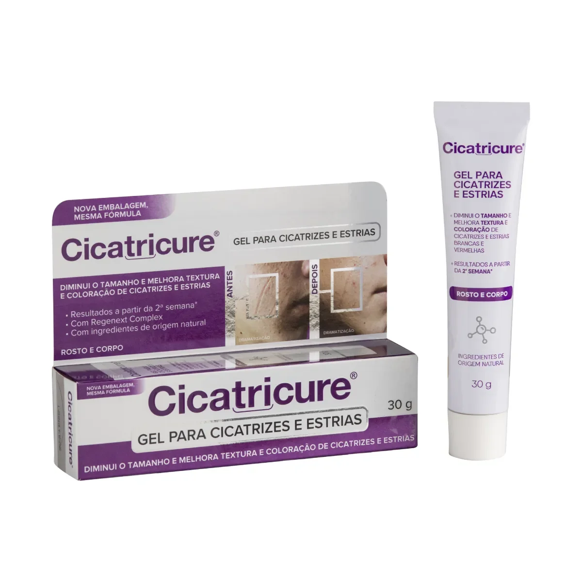 Gel para Cicatrizes e Estrias Cicatricure Rosto e Corpo com 30g - imagem 1