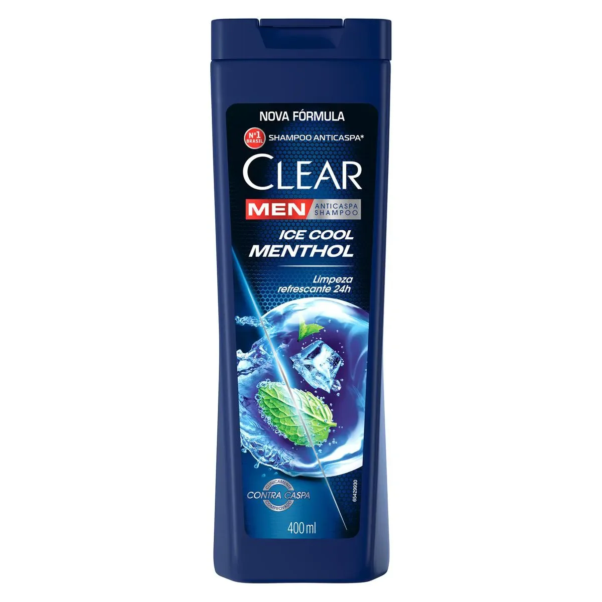 Shampoo Anticaspa Clear Men Ice Cool Menthol 400ml - imagem 1