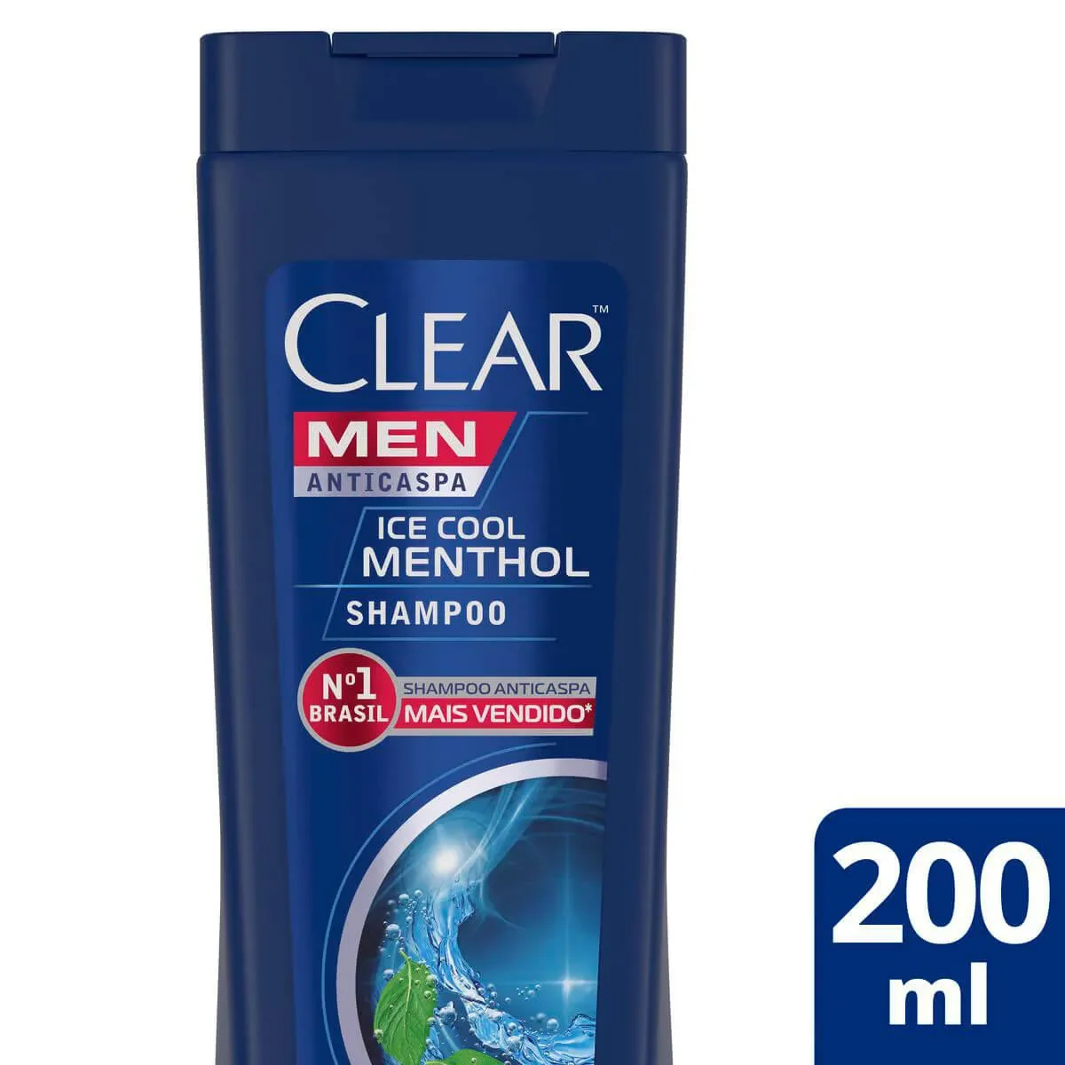 Shampoo Anticaspa Clear Men Ice Cool Menthol 200ml - imagem 1