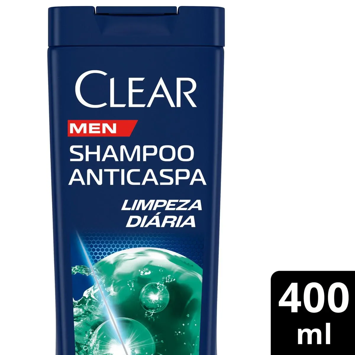 Shampoo Anticaspa Clear Men Limpeza Diária 2 em 1 400ml - imagem 1