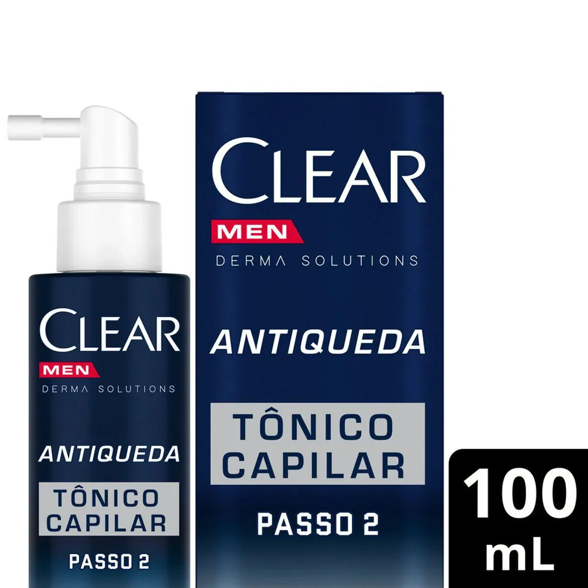 Tônico Capilar Clear Men Derma Solutions 100ml - imagem 1