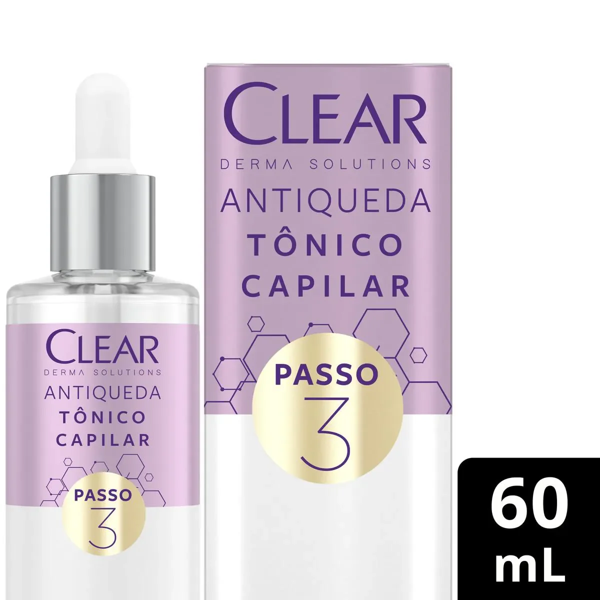 Tônico Capilar Antiqueda Clear Derma Solutions Woman 60ml - imagem 1