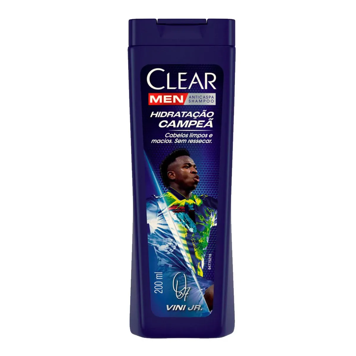 Shampoo Anticaspa Clear Men Hidratação Campeã Vini Júnior - imagem 1