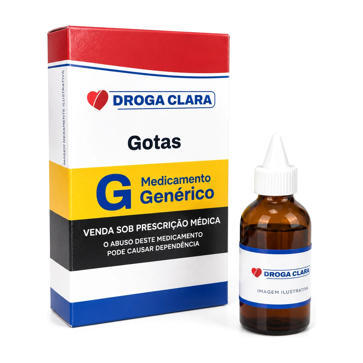 Clonazepam 2,5mg/ml Solução Oral 20ml EMS Genérico - imagem 1