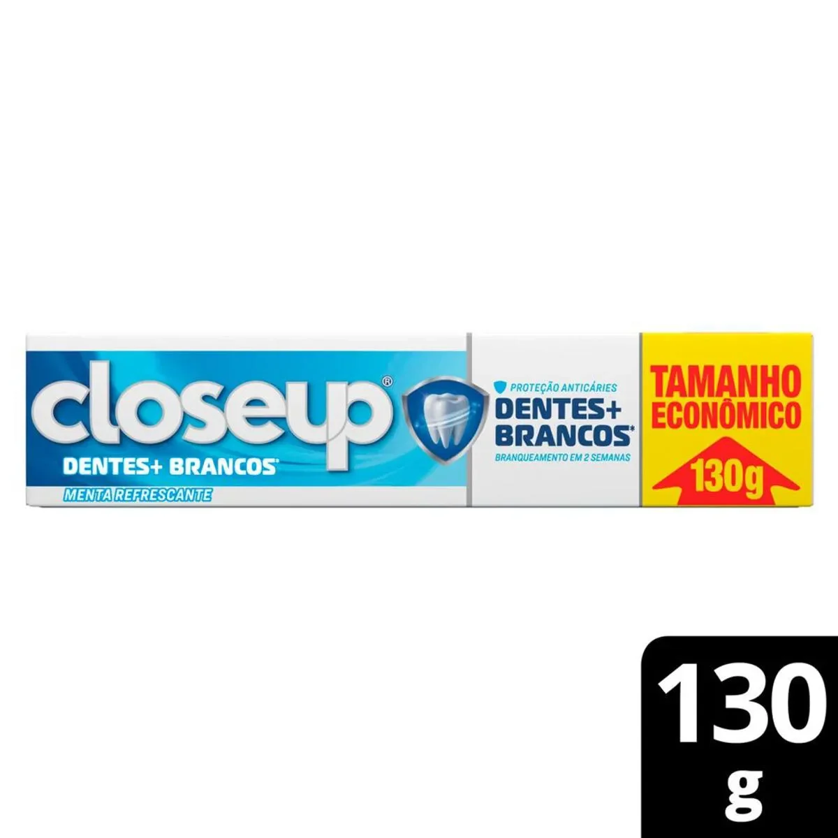 Creme Dental Closeup Dentes + Brancos Menta 130g - imagem 1