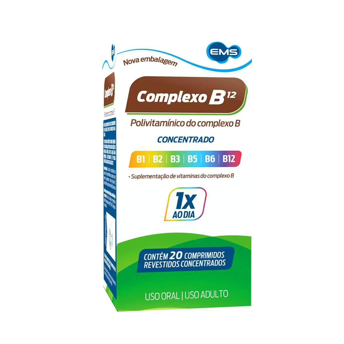 Polivitamínico Complexo B EMS 20 comprimidos - imagem 1