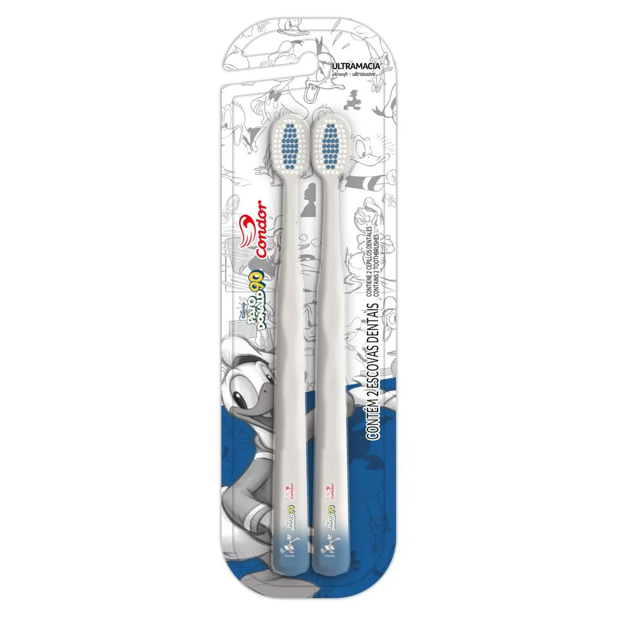 Escova de Dente Condor Ultramacia Disney Mickey e Amigos 2 unidades - imagem 1
