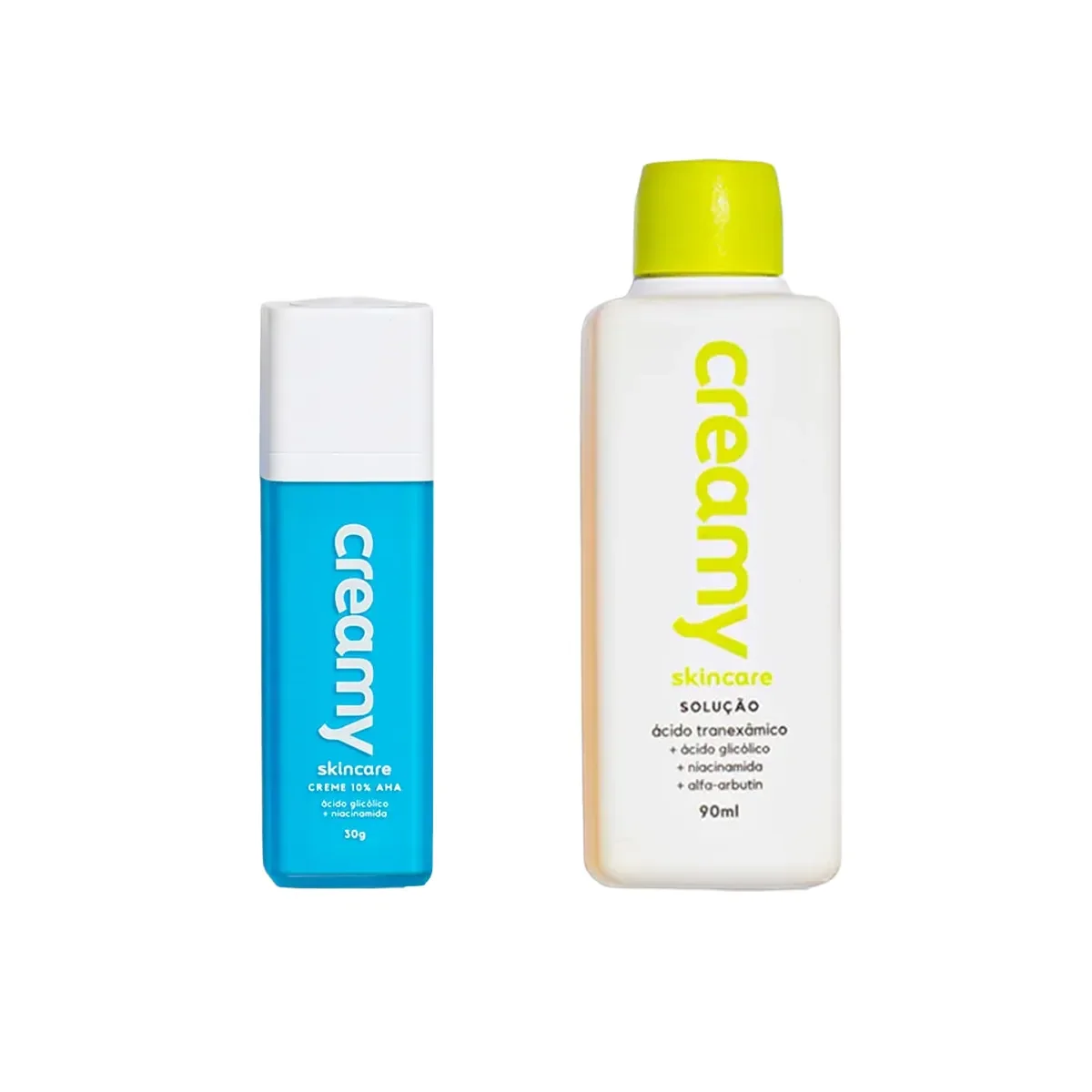 Kit Facial Creamy Tônico Clareador 90ml + Creme Retexturizador 30g - imagem 1