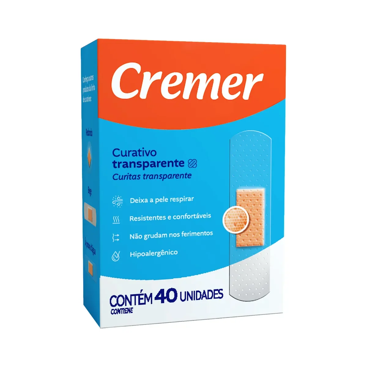 Curativo Cremer Transparente com 40 unidades - imagem 1