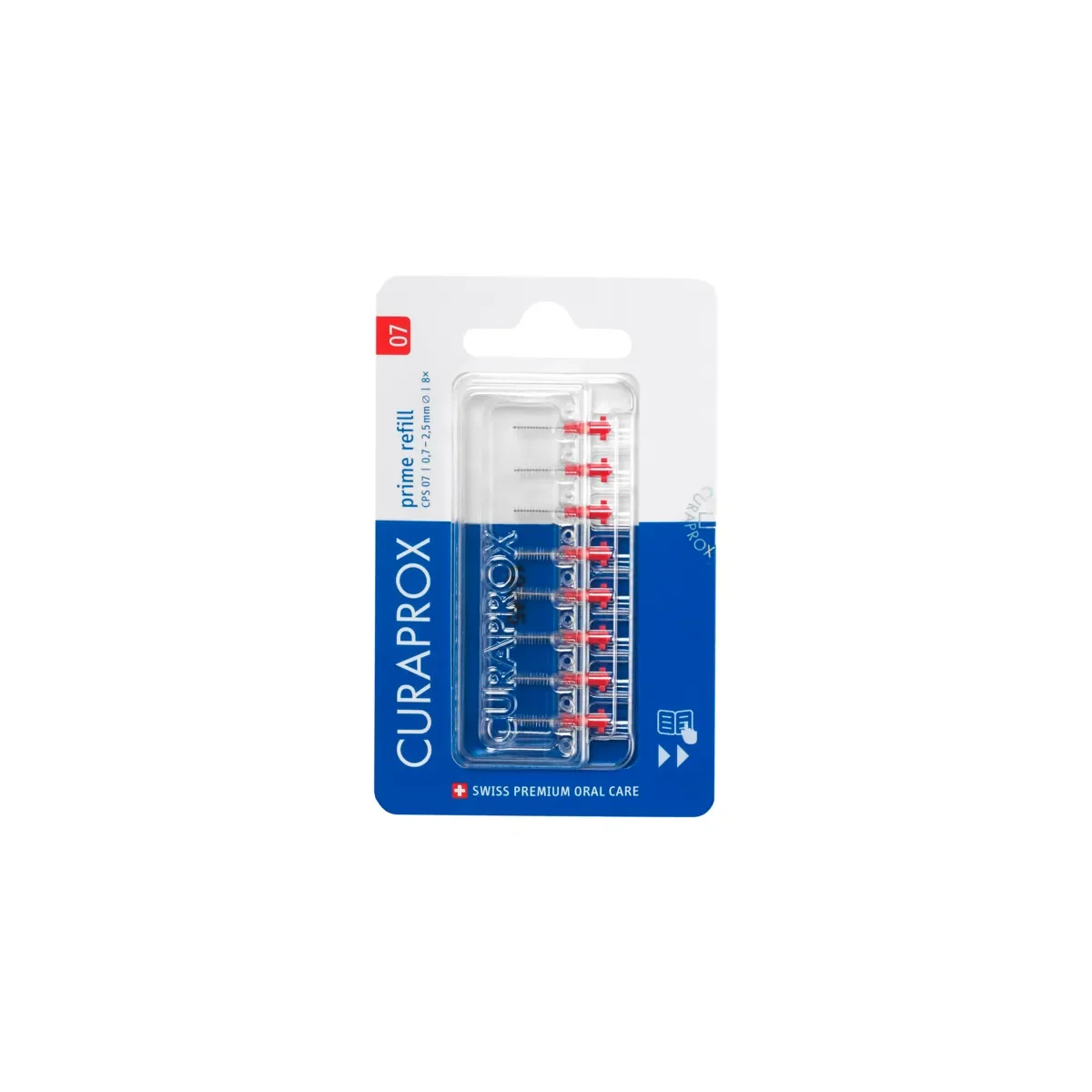 Refil para Escova Interdental Curaprox Prime 0,07mm 8 unidades - imagem 1