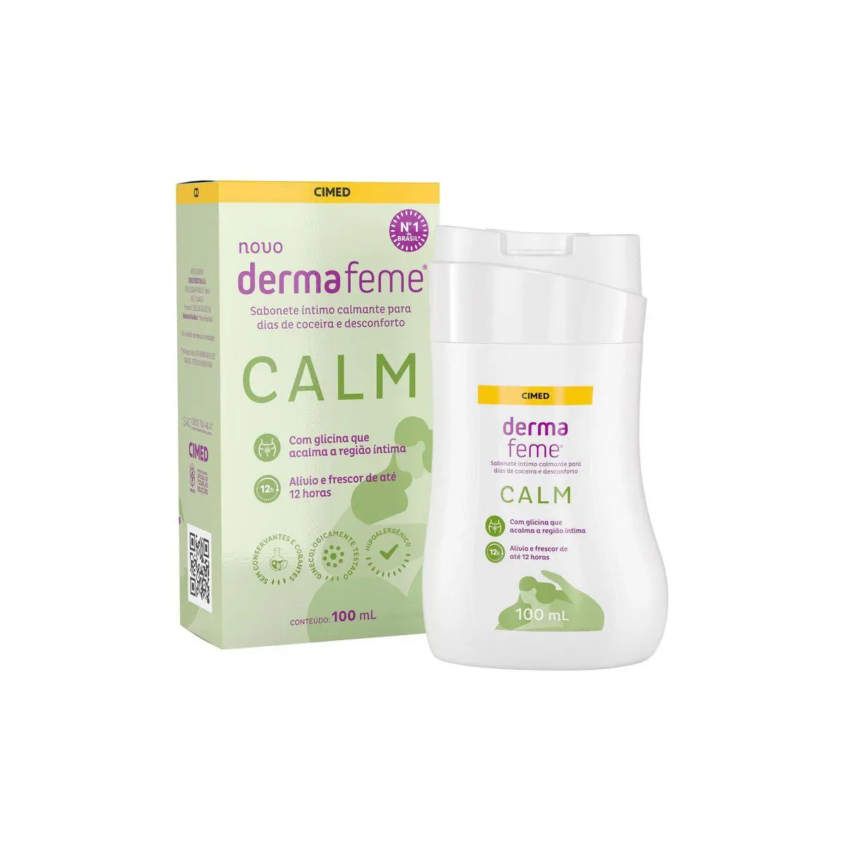 Sabonete Íntimo Dermafeme Calm 100ml - imagem 1