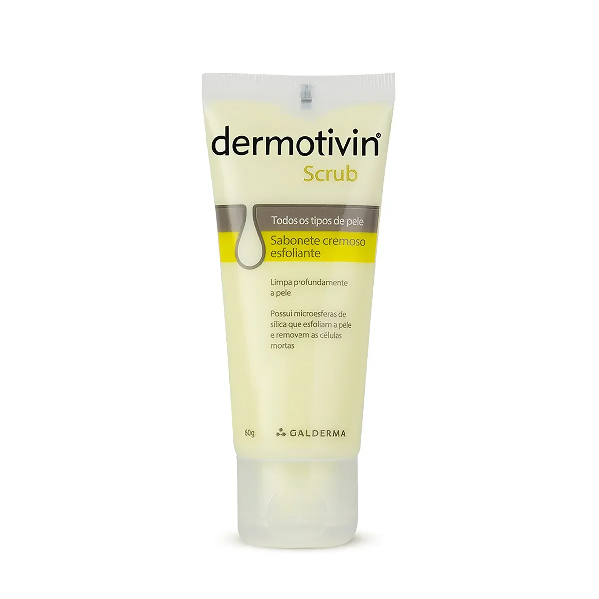 Sabonete Líquido Cremoso Esfoliante Dermotivin Scrub com 60g - imagem 1