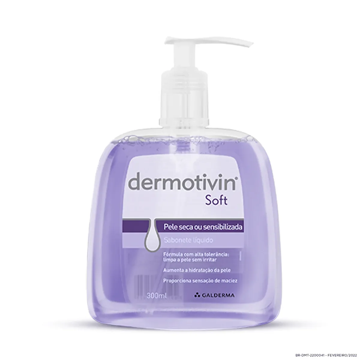 Sabonete Líquido Dermotivin Soft com 300ml - imagem 1