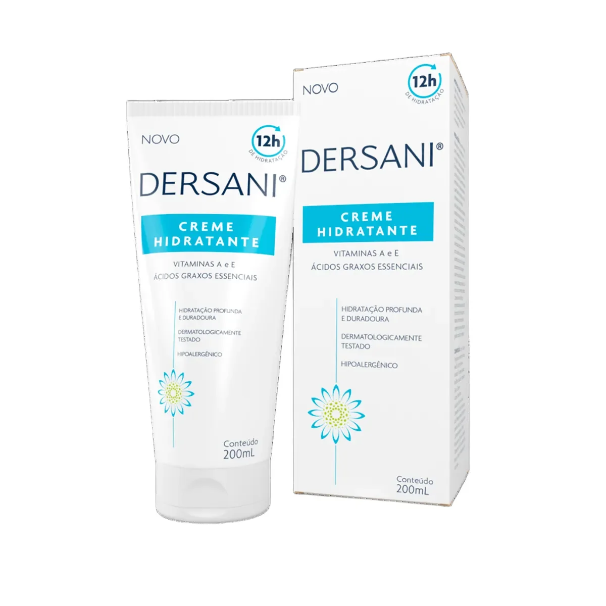 Creme Hidratante Dersani com 200ml - imagem 1