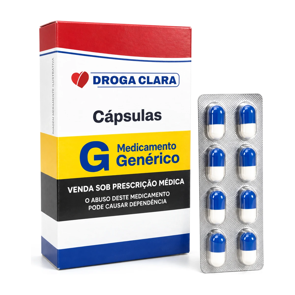 Dimesilato de Lisdexanfetamina 30 cápsulas Pharlab Genérico - imagem 1