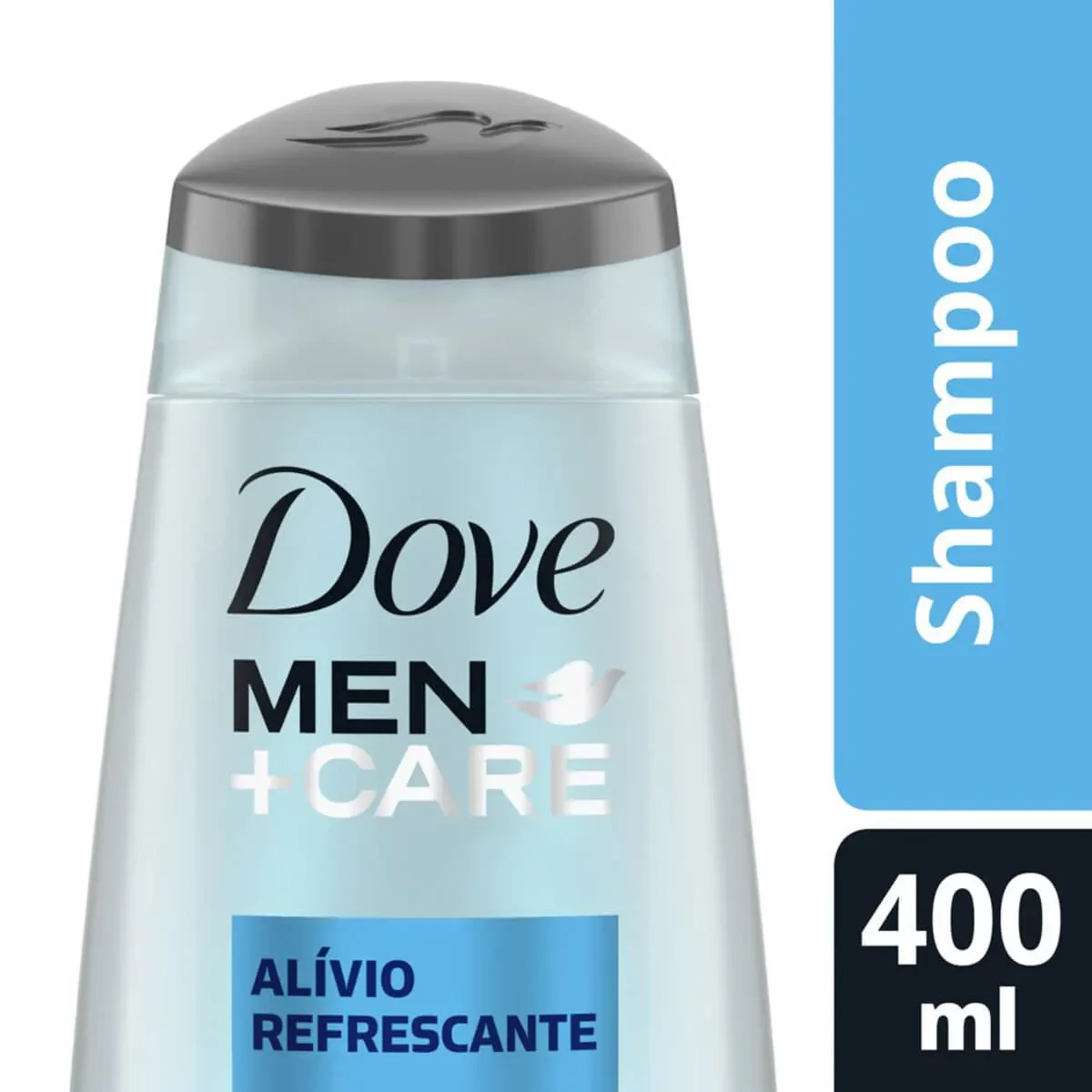 Shampoo Dove Men+Care Alívio Refrescante Fortificante com Ice Cool Mentol 400ml - imagem 1