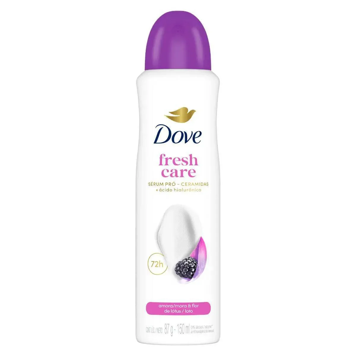 Desodorante Antitranspirante Aerosol Dove Go Fresh Amora e Flor de Lótus Feminino 48h 150ml - imagem 1