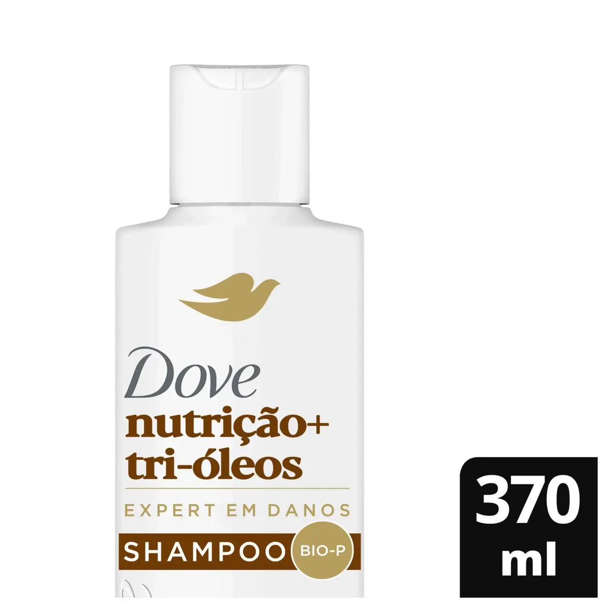 Shampoo Dove Nutrição + Tri-Óleos 370ml - imagem 1