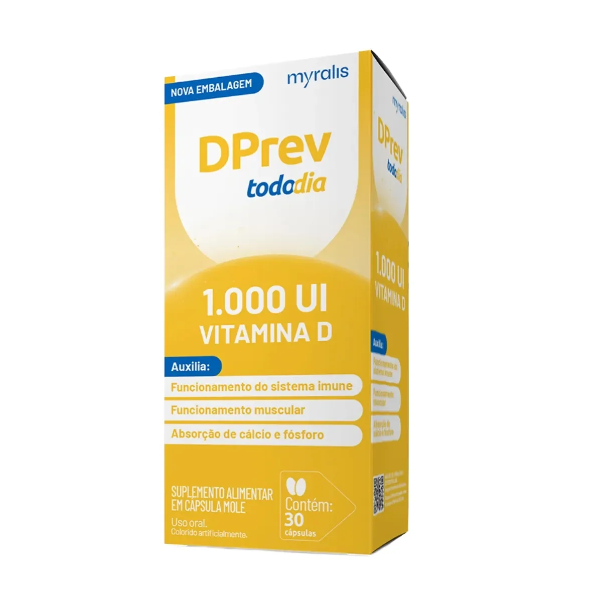 Vitamina D DPrev Todo Dia 30 cápsulas - imagem 1